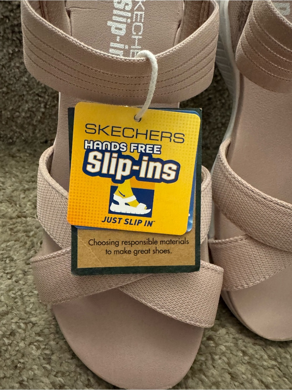 Skechers Women's Hands Free Slip-ins Sandals in blush Size 7 - NWT - Picture 5 of 6